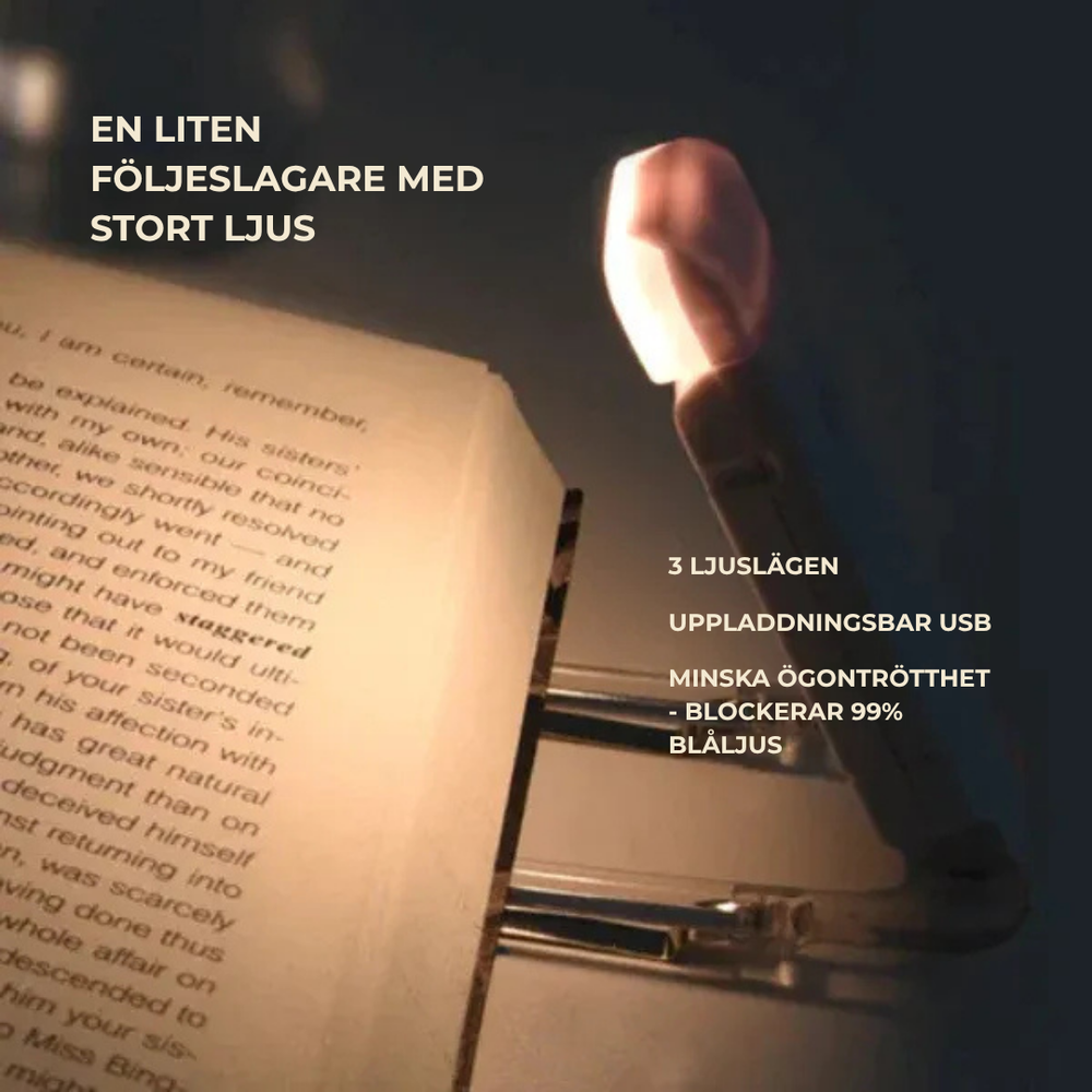 Låt NordGlow™ bli ljuset som gör varje lässtund behaglig – från första sidan till sista.