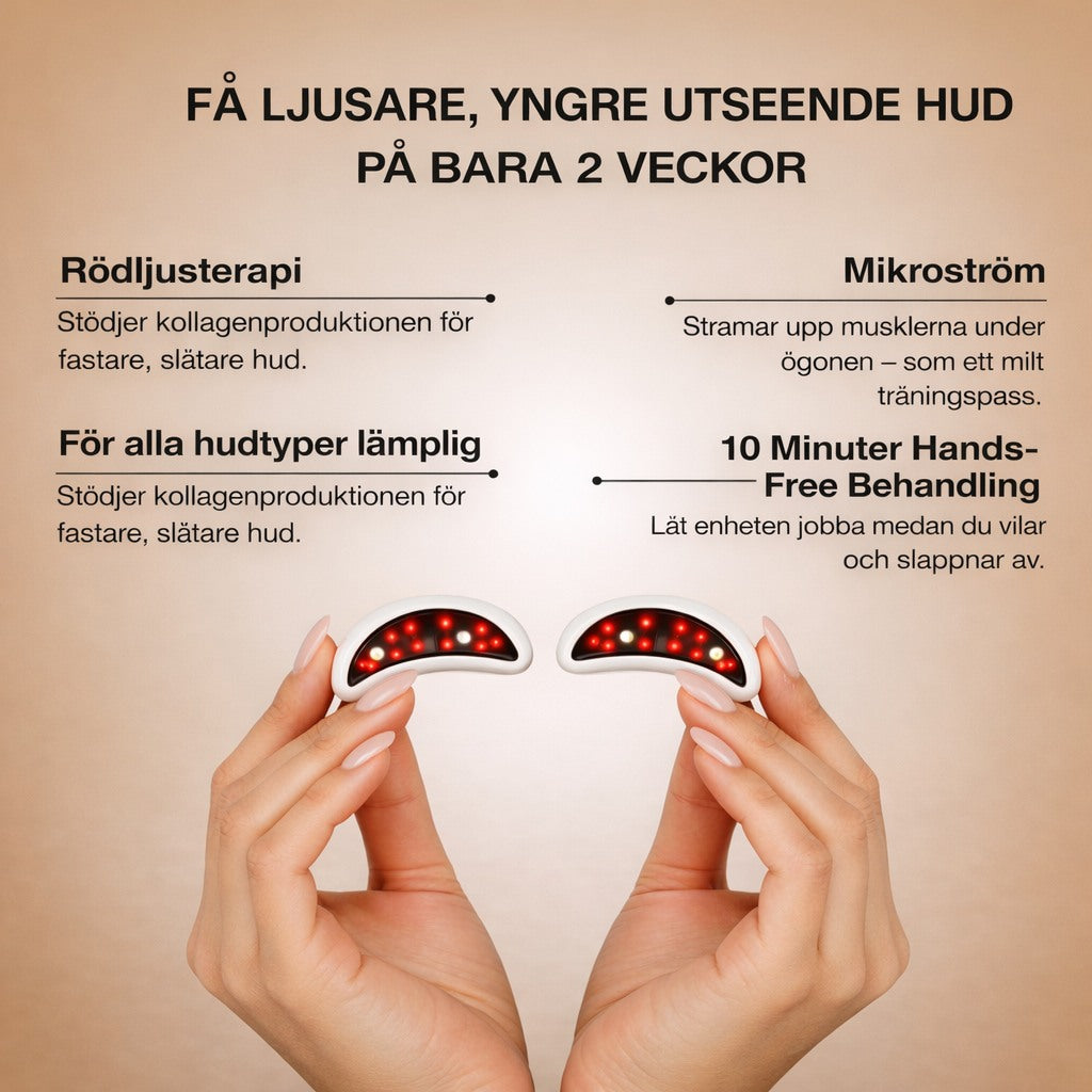 Ge ögonområdet en fräschare look – snabbt, enkelt och skonsamt!